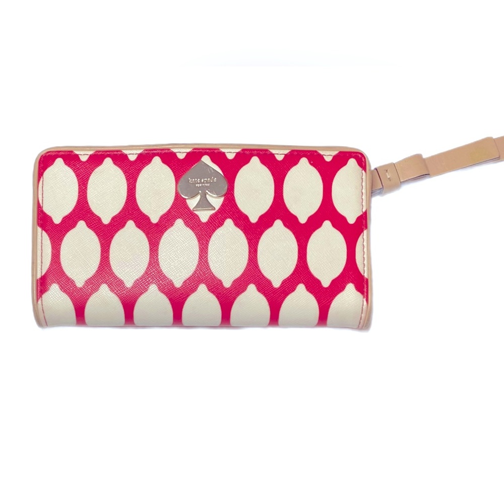 Kate Spade Lemon Wallet in Red